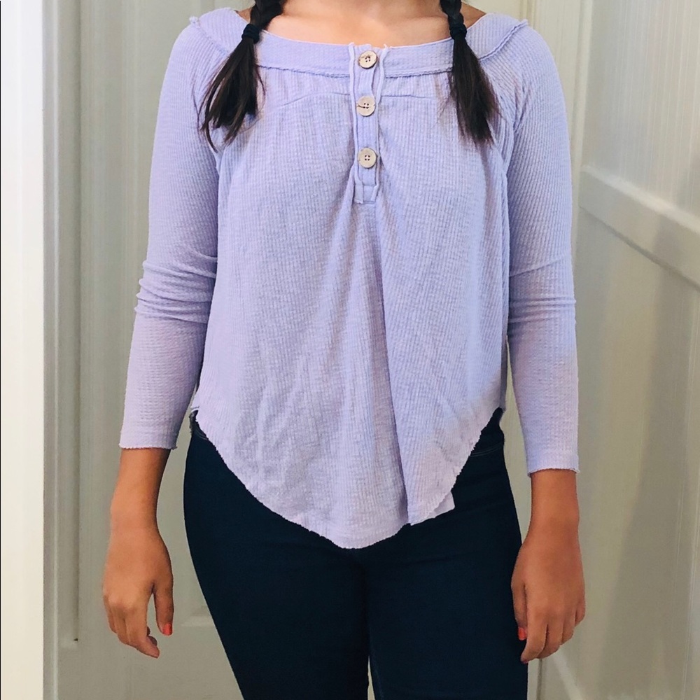 Billowy Knitted Top